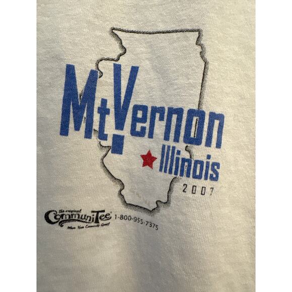 Mount Vernon Illinois 2007 Y2K community T-shirt - Picture 5 of 5